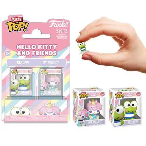 Funko Bitty POP!: Hello Kitty and Friends - Keroppi and My Melody (Sanrio) (2-Pack)