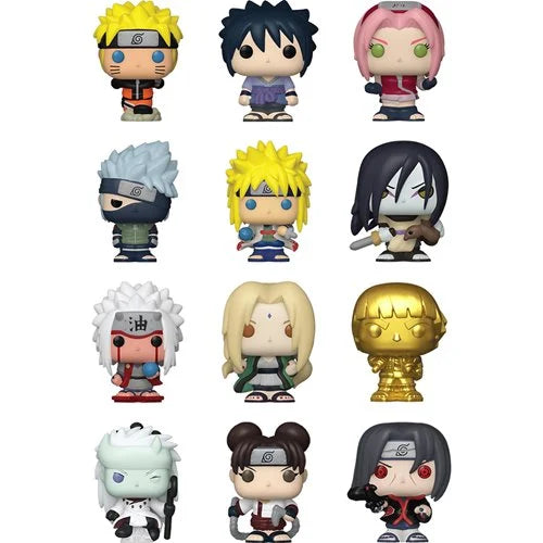 Funko Bitty POP!: Naruto Shippuden - Mini-Figure Singles Display Case of 32