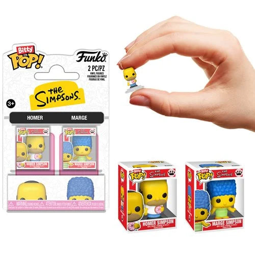 Funko Bitty POP!: The Simpsons - Homer Simpson and Marge Simpson (2-Pack)