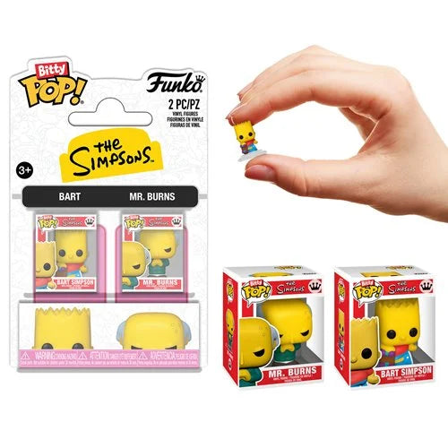 Funko Bitty POP!: The Simpsons - Bart Simpson and Mr. Burns (2-Pack)