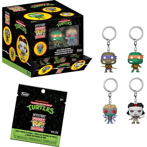 Funko Mystery Pocket POP!: Teenage Mutant Ninja Turtles - Key Chain Case of 12