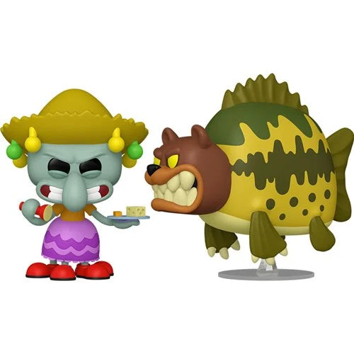 Funko POP! Animation: SpongeBob SquarePants - Squidward and Sea Bear (2-Pack)