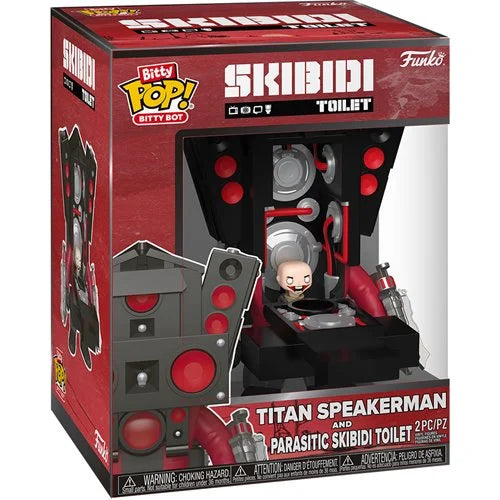 Funko Bitty POP! Bitty Bot: Skibidi Toilet - Titan Speakerman and Parasitic Skibidi Toilet