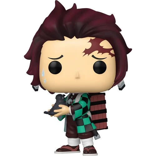Funko POP! Animation: Demon Slayer - Tanjiro Kamado with Crow #2213 (Specialty)