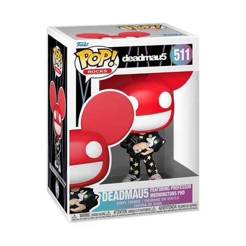 Funko POP! Rocks: Deadmau5 - Deadmau5 Featuring Professor Meowingtons PhD #511