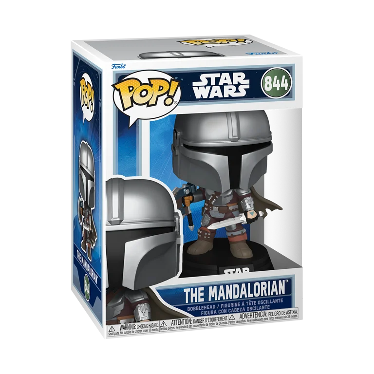 Funko POP!: Star Wars - The Mandalorian #844 (The Mandalorian and Grogu)