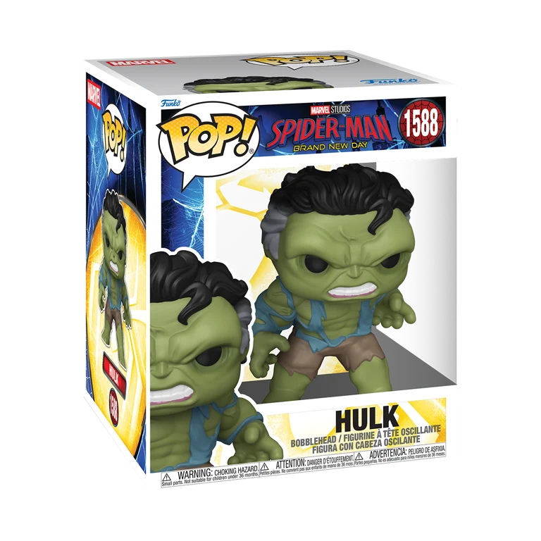 Funko POP!: Spider-Man Brand New Day - Hulk #1588  (Super 6-Inch)