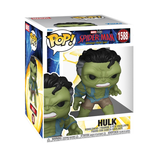 Funko POP!: Spider-Man Brand New Day - Hulk #1588  (Super 6-Inch)