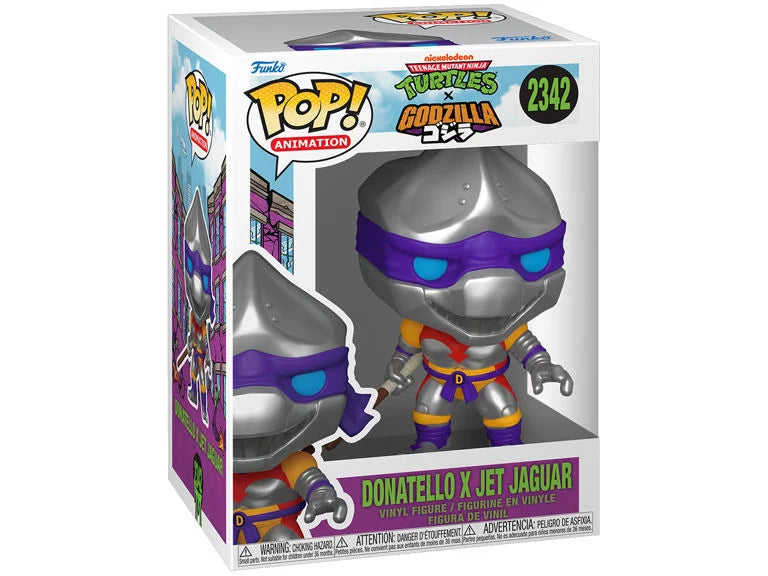 Funko POP! Animation: Teenage Mutant Ninja Turtles x Godzilla - Donatello x Jet Jaguar #2342