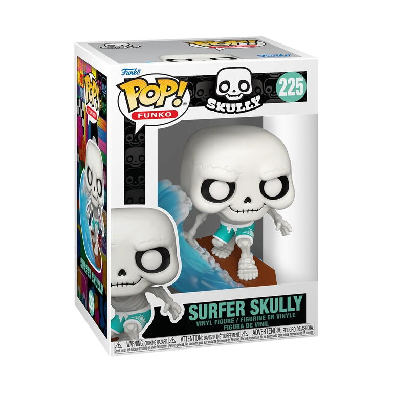 Funko POP!: Skully - Surfer Skully #225 (Skeleton Summer)