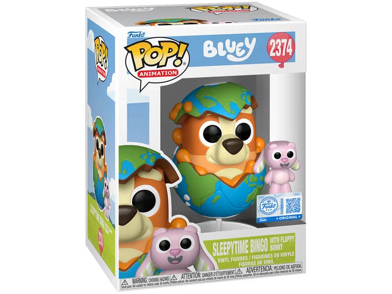 Funko POP! Animation: Bluey - Sleepytime Bingo with Floppy Bunny #2374 (Specialty Series)