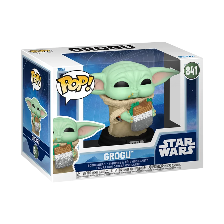 Funko POP!: Star Wars - Grogu with Food #841 (The Mandalorian and Grogu)