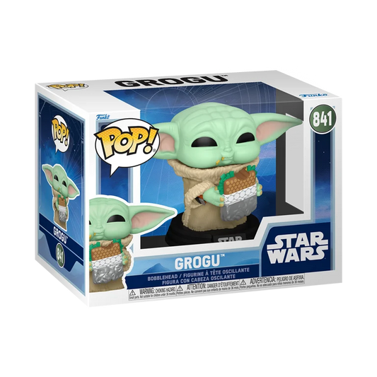 Funko POP!: Star Wars - Grogu with Food #841 (The Mandalorian and Grogu)