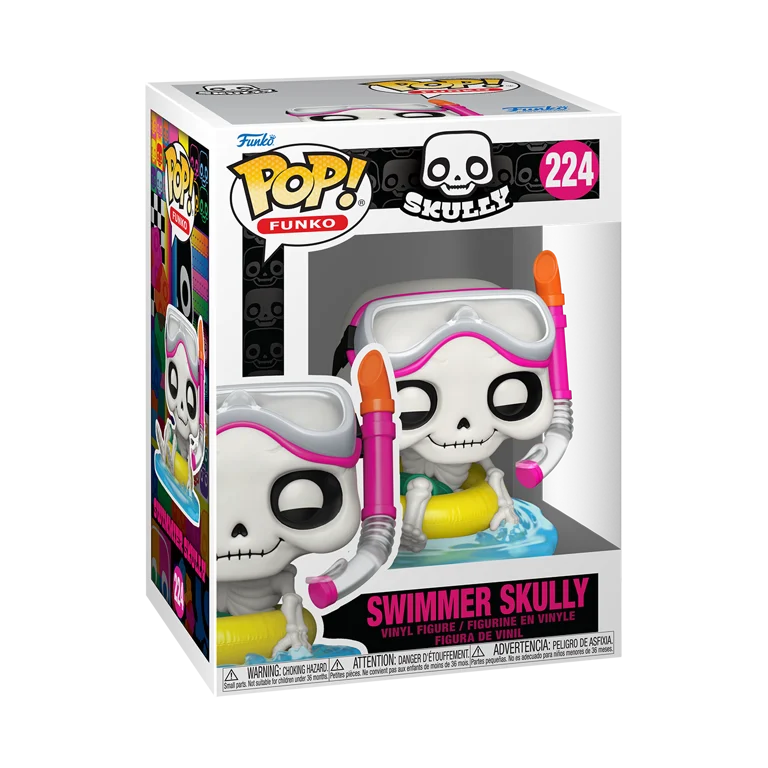 Funko POP!: Skully - Swimmer Skully #224 (Skeleton Summer)