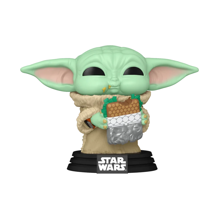 Funko POP!: Star Wars - Grogu with Food #841 (The Mandalorian and Grogu)