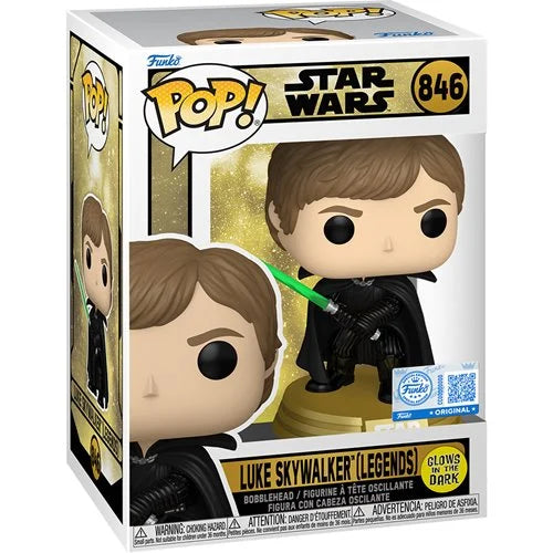 Funko POP!: Star Wars - Luke Skywalker (Legends) #846 (Specialty Series) (Glow-in-the-Dark)