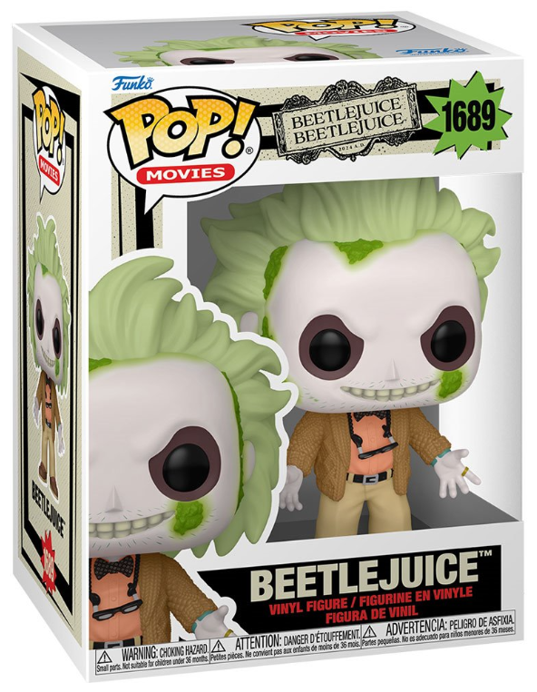 Funko POP! Movies: Beetlejuice Beetlejuice - Beetlejuice (Limited Chase Edition) #1689