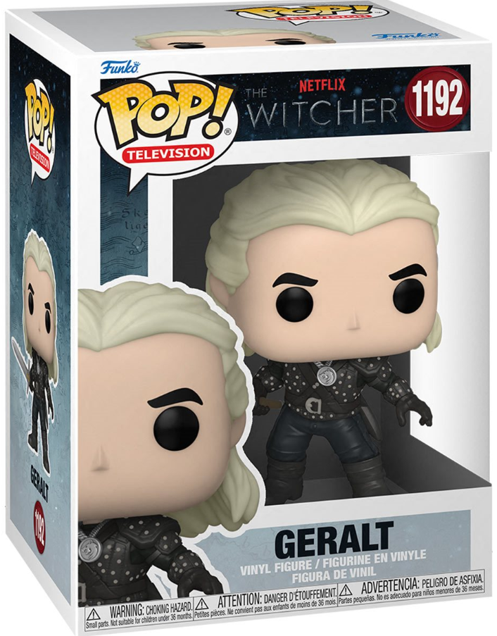 Funko POP! Television: The Witcher - Geralt #1192 (Limited Chase Edition)