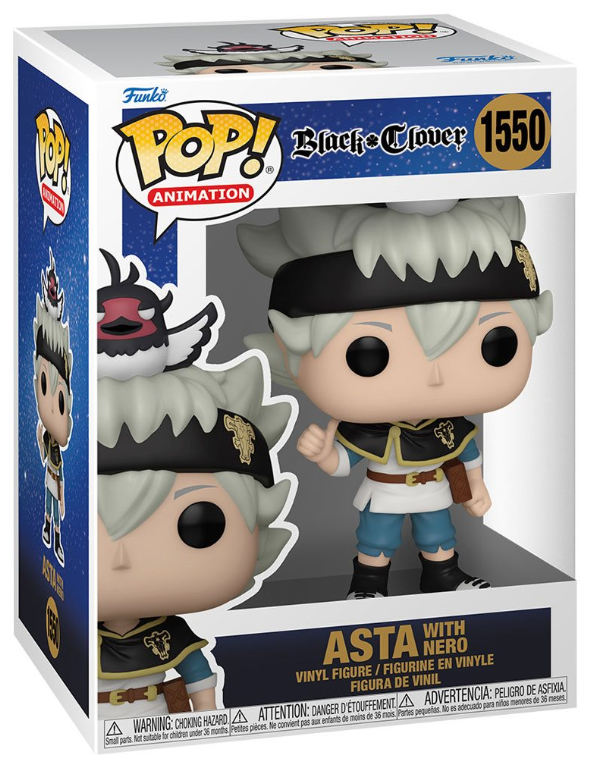 Funko POP! Animation: Black Clover - Asta with Nero #1550