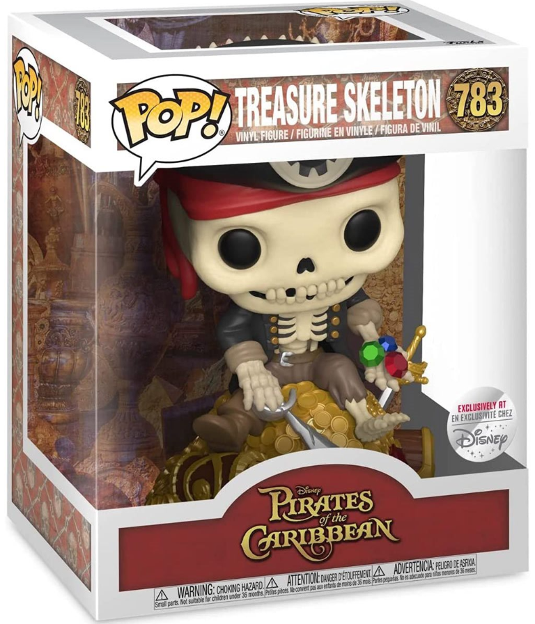 Funko POP!: Pirates of the Caribbean - Treasure Skeleton #783 (on Gold Pile) (Disney Exclusive)