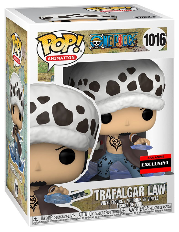 Funko POP! Animation: One Piece - Trafalgar Law #1016 (Room Attack) (Limited Glow Chase Edition)(AAA Anime Exclusive)