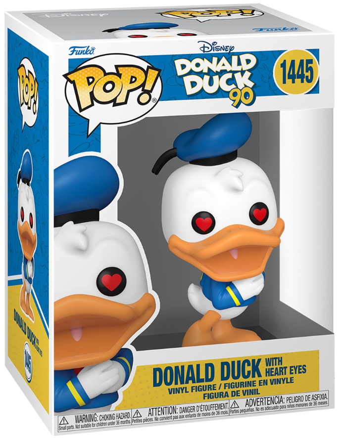 Funko POP!: Donald Duck - Donald Duck (with Heart Eyes) (90th Anniversary) (Disney) #1445