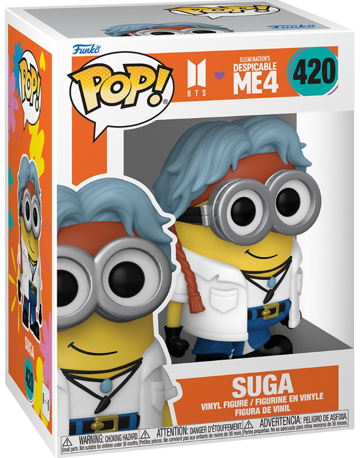 Funko POP!: BTS x Despicable Me 4 - Suga (Minion) #420