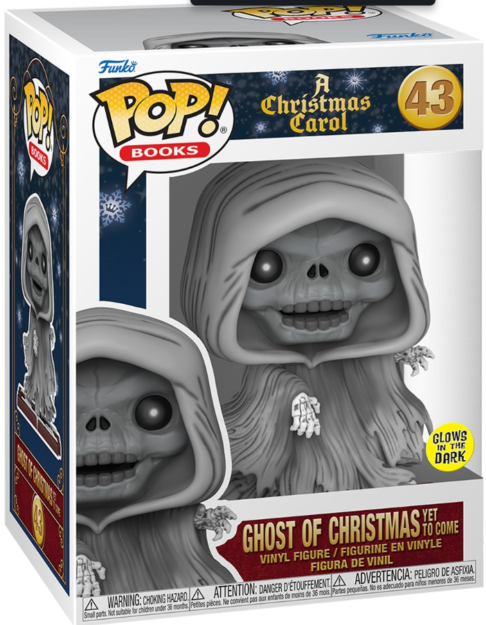 Funko Pop! Books: A Christmas Carol - Ghost of Christmas Yet to Come #43 (Glow in the Dark)