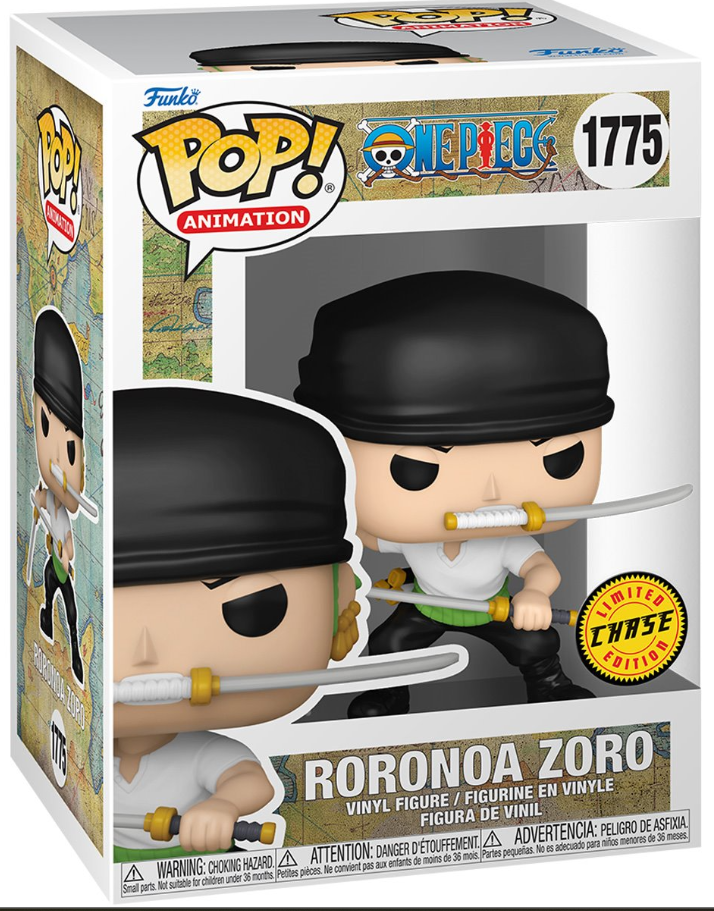 Funko POP! Animation: One Piece - Roronoa Zoro #1775 (Limited Chase Edition) (with Swords) (2024)