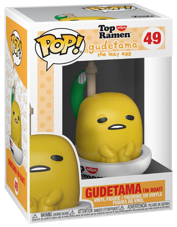 Funko POP!: Nissin Top Ramen X Gudetama The Lazy Egg - Gudetama in Boat #49