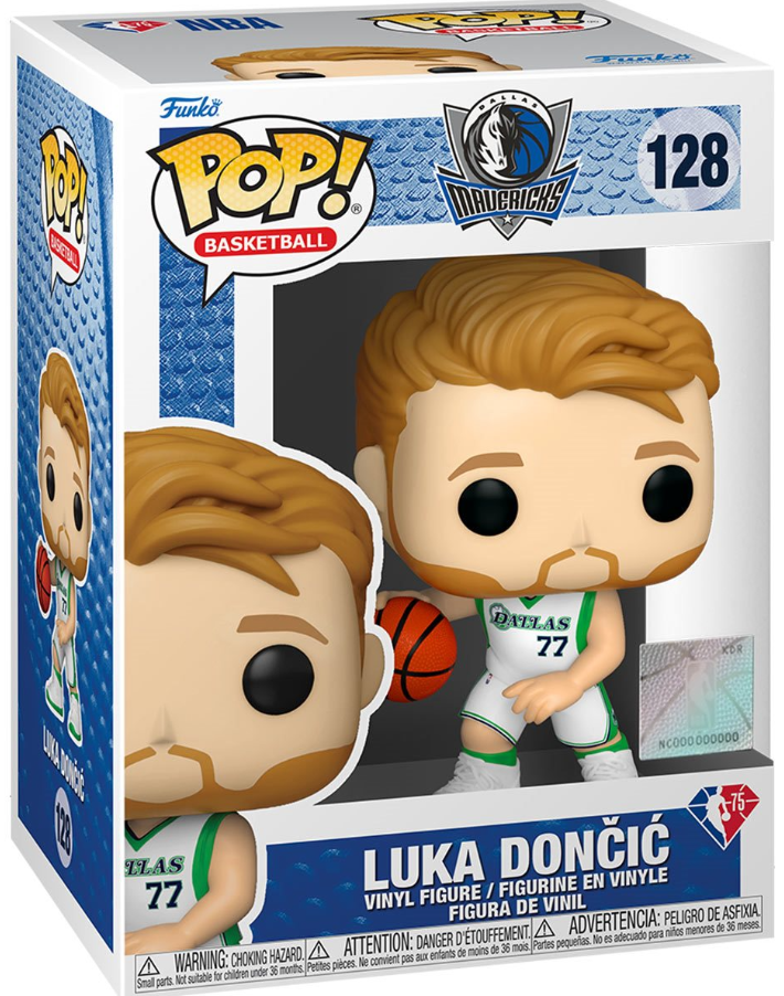Funko POP! Basketball: Dallas Mavericks - Luka Doncic (City Edition 2021) #128