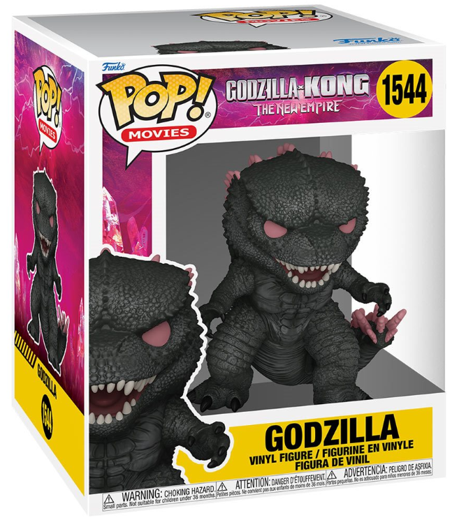 Funko POP! Movies: Godzilla x Kong The New Empire - Godzilla #1544 (Super 4-Inch)