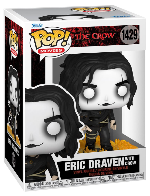 Funko POP! Movies: The Crow - Eric Draven (with Crow) #1429