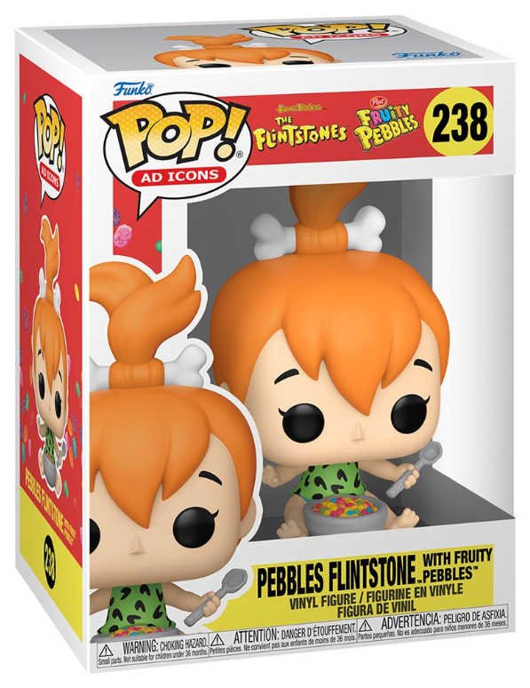 Funko POP! Ad Icons: The Flintstones - Pebbles Flintstone (with Fruity Pebbles) (Fruity Pebbles) #238