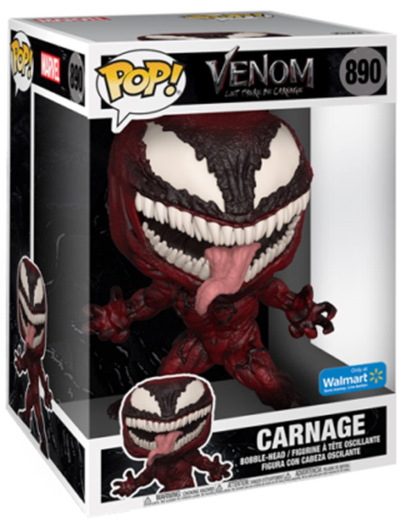 Funko POP!: Venom 2 Let There Be Carnage - Carnage #890 (10- inch)