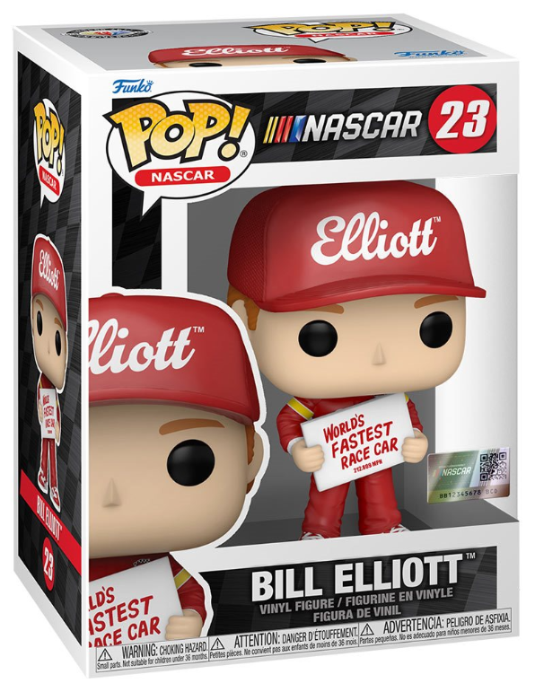 Funko POP! Nascar: Nascar - Bill Elliott (World's Fastest Race Car Sign) #23