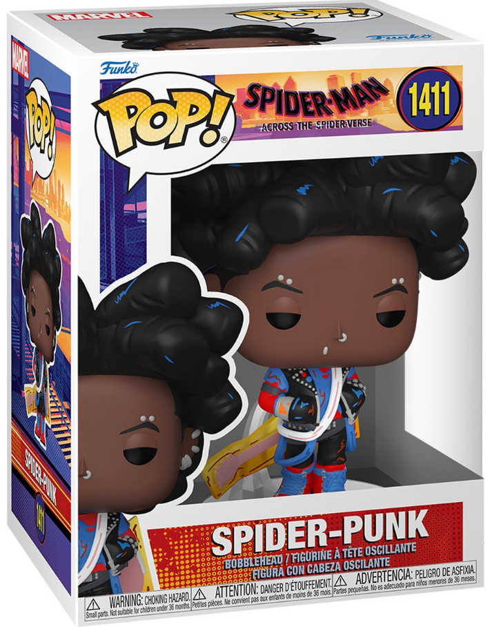 Funko POP!: Spider-Man Across the Spider-Verse - Spider-Punk (Unmasked) #1411
