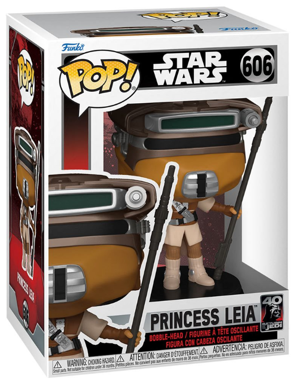 Funko POP!: Star Wars -  Princess Leia (Boushh) (Return of the Jedi 40th Anniversary) #606