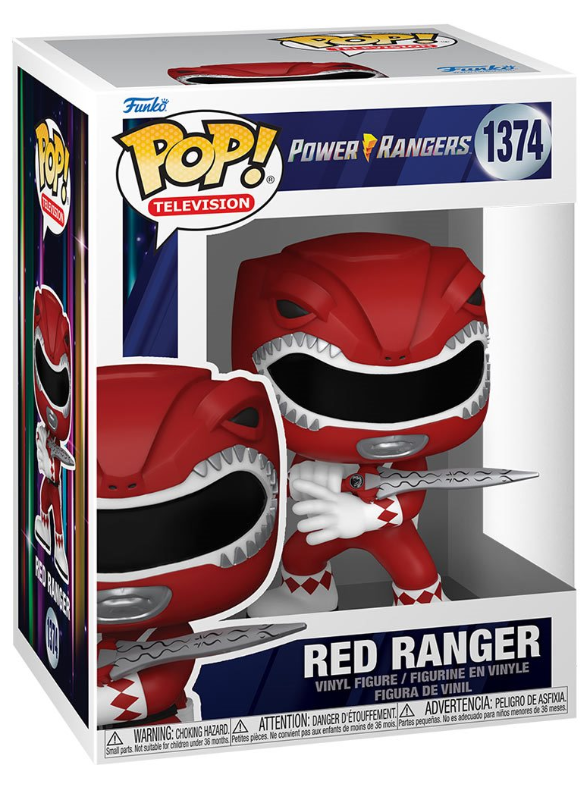 Funko POP! Television: Power Rangers - Red Ranger (30th Anniversary) #1374