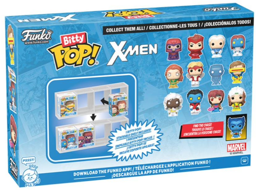 Funko Bitty POP!: X-Men - Gambit Mini-Figure 4-Pack
