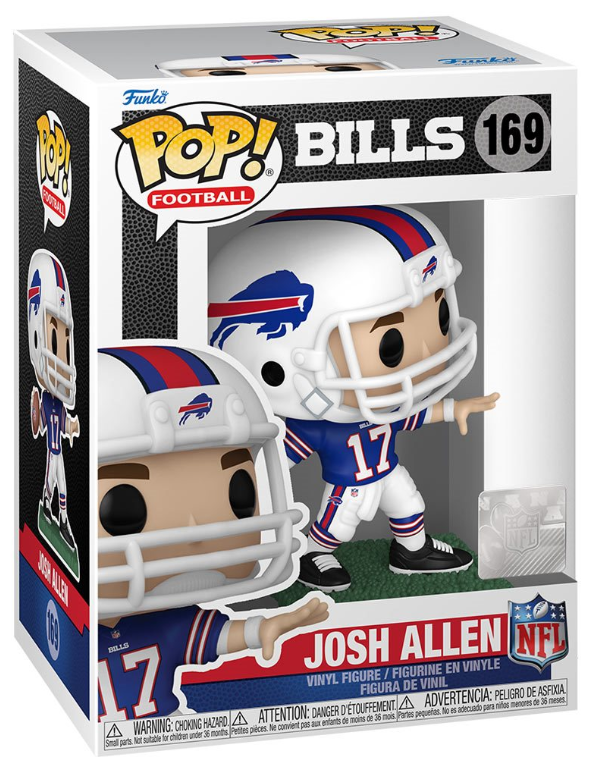 Funko Pop! Football: Bills- Josh Allen (Away) #169