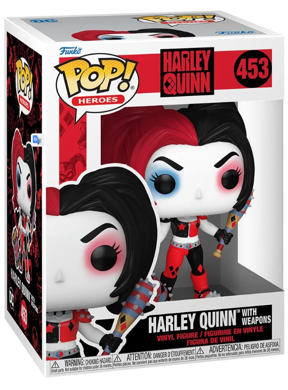 Funko POP! Heroes:  Harley Quinn - Harley Quinn with Weapons #453