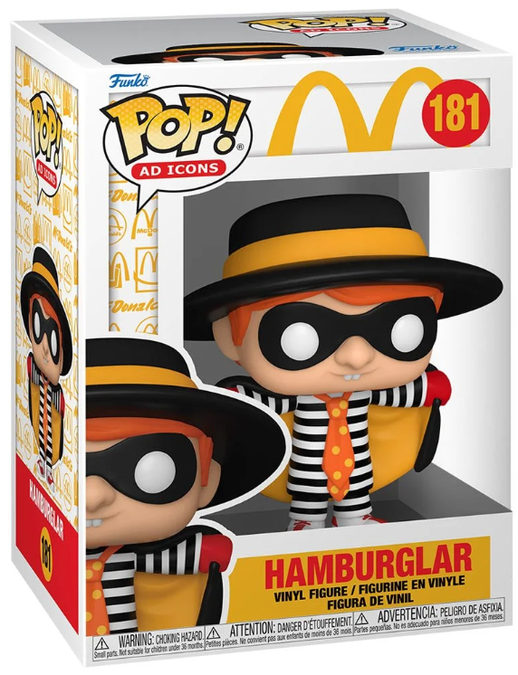Funko POP! Ad Icons: McDonalds - Hamburglar (Open Cape) #181