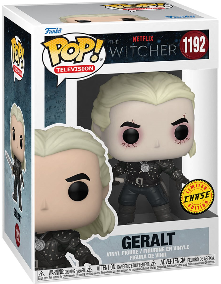 Funko POP! Television: The Witcher - Geralt #1192 (Limited Chase Edition)