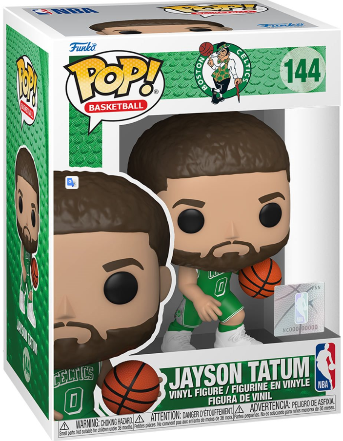Funko POP! Basketball: Boston Celtics - Jayson Tatum (City Edition 2021) #144