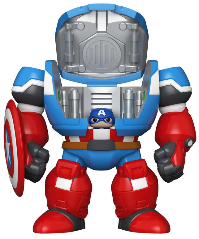 Funko Bitty POP! Bitty Bot: Marvel Studios What If - Captain America Mech with Captain America