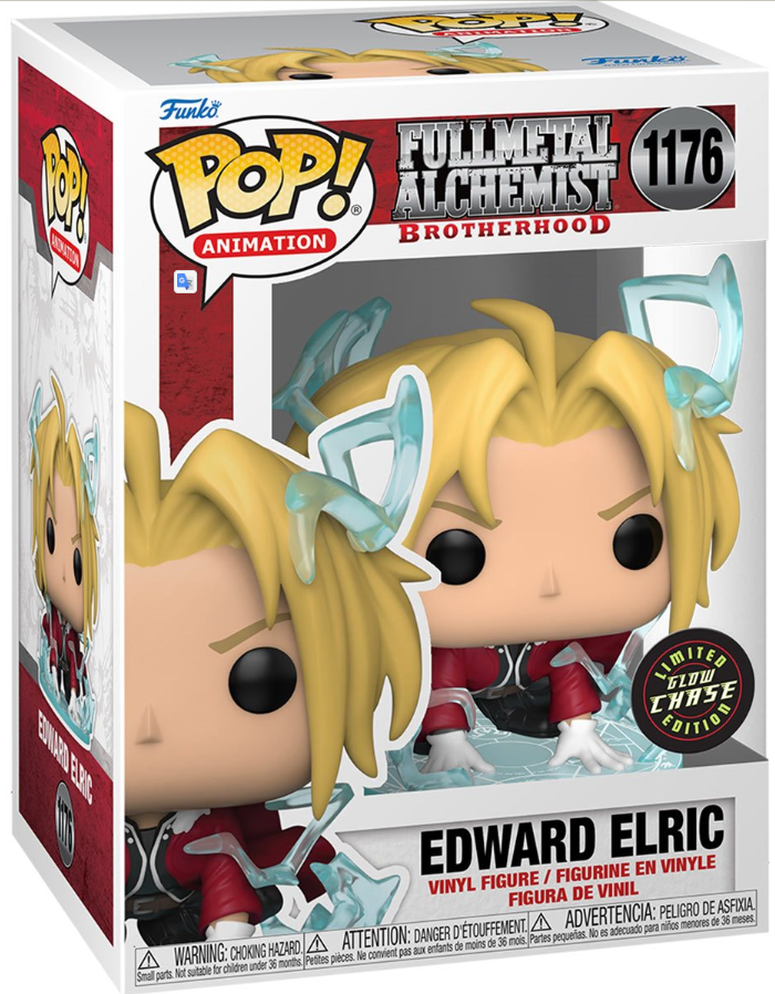 Funko POP! Animation: Fullmetal Alchemist Brotherhood - Edward Elric #1176 (Limited Glow Chase Edition)