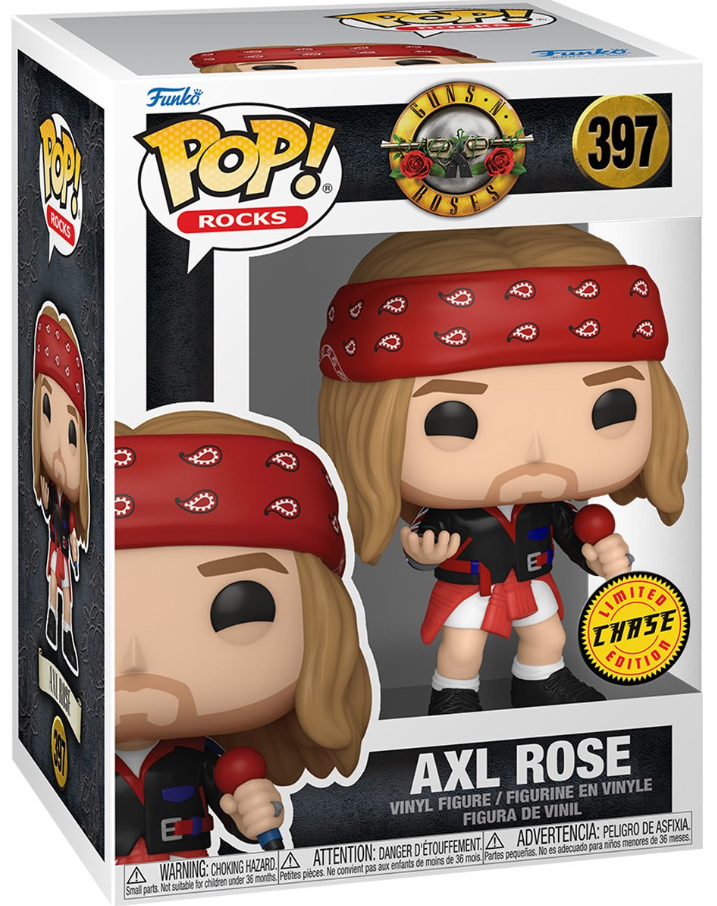 Funko POP! Rocks: Guns N' Roses - Axl Rose (1992) #397 (Limited Chase Edition)