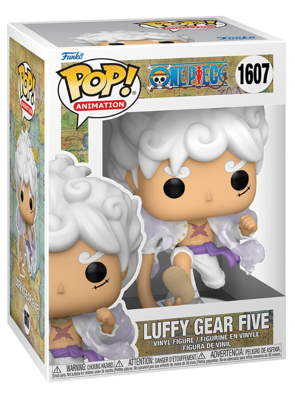 Funko POP! Animation: One Piece - Luffy (Gear Five) #1607 (Limited Glow Chase Edition)