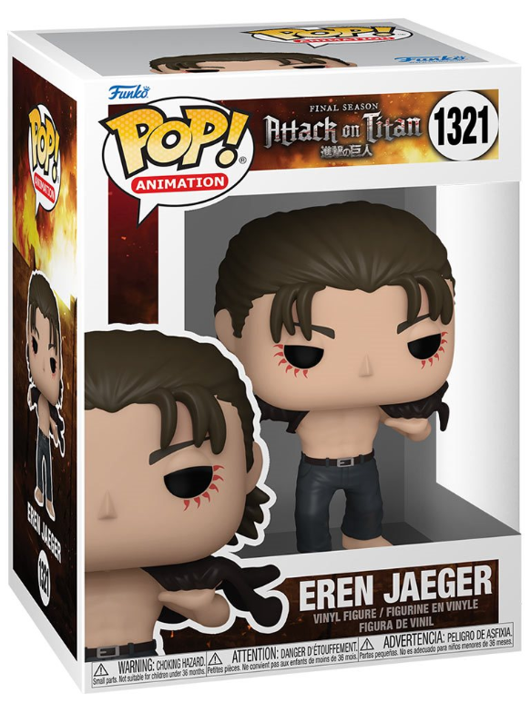Funko POP! Animation: Attack on Titan Final Season - Eren Jeager #1321